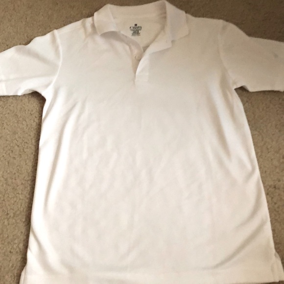 BOYS - CHAPS White Polo Shirt - Size 14/16 Regular - Picture 1 of 5